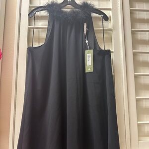 Trina Turk little black dress-size Large